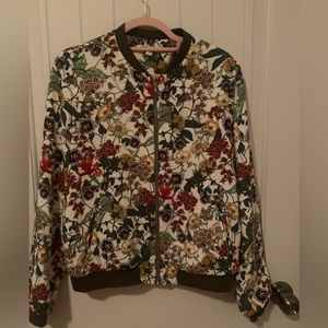 Floral lightweight jacket
